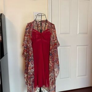 Red Slip Dress